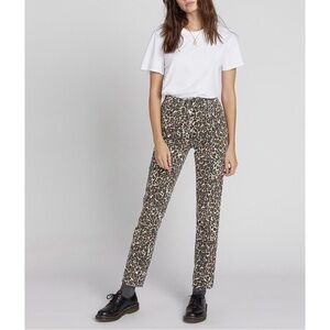 NWT Volcom - Leopard Skinny High Rise Jeans